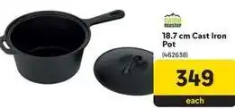 Makro Camp master - 18.7 cm cast iron pot offer