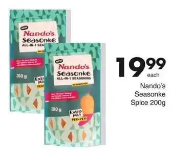 Save Hyper Nando's Seasonke Spice 200g offer