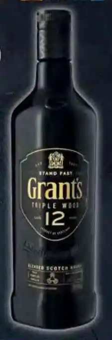 Pick n Pay Grant's Triple Wood 12-Year-Old Blended Scotch Whisky 750ml offer