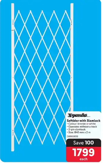 Makro Xpanda Saftidor with Slamlock offer