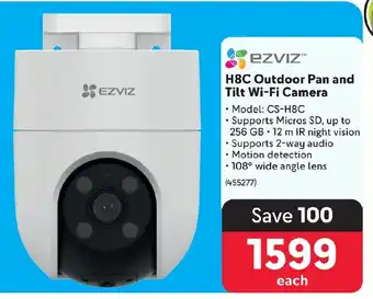 Makro EZVIZ H8C Outdoor Pan and Tilt Wi-Fi Camera offer