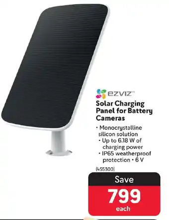 EZVIZ Solar Charging Panel for Battery Cameras