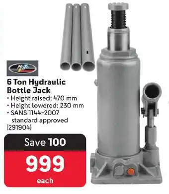 6 Ton Hydraulic Bottle Jack