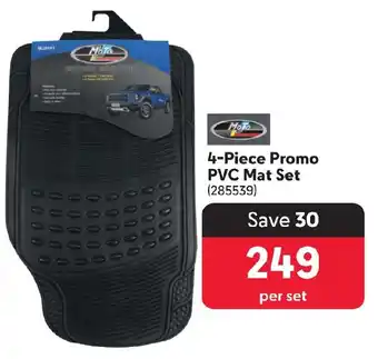 Makro 4-Piece Promo PVC Mat Set offer