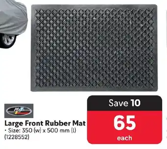 Makro Large Front Rubber Mat offer