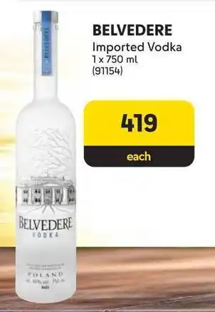 Makro BELVEDERE Imported Vodka offer