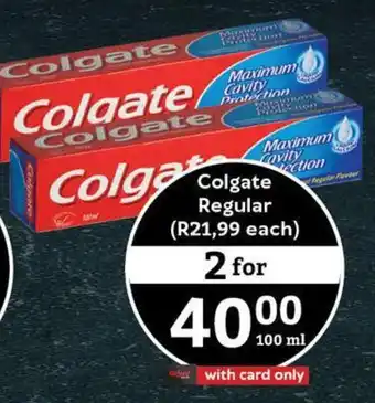 Oxford Freshmarket Colgate Regular offer