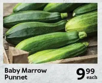 Oxford Freshmarket Baby Marrow Punnet offer