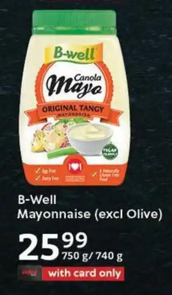 B-Well Mayonnaise (excl Olive)