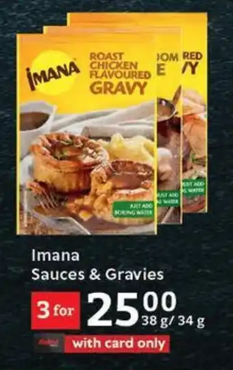 Oxford Freshmarket Imana Sauces & Gravies offer