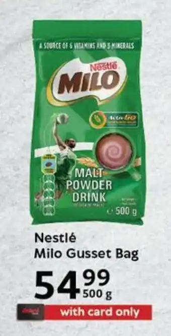 Oxford Freshmarket Nestlé Milo Gusset Bag offer