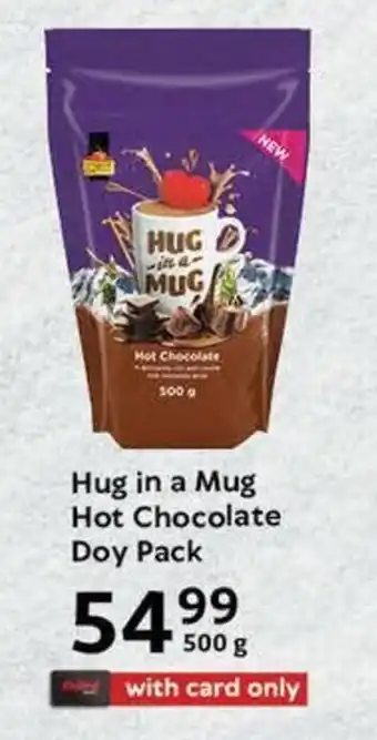 Oxford Freshmarket Hug in a Mug Hot Chocolate Doy Pack offer