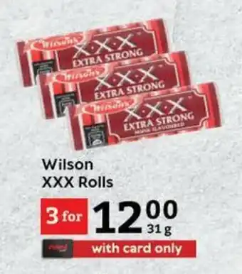 Oxford Freshmarket Wilson XXX Rolls offer