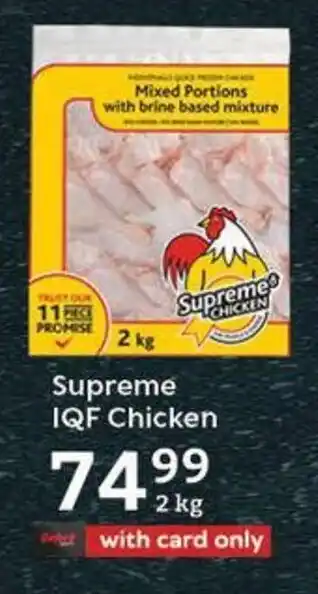Oxford Freshmarket Supreme IQF Chicken offer