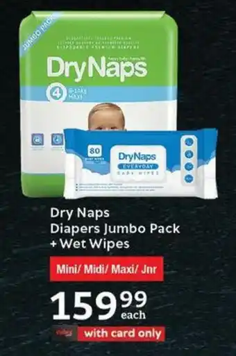 Oxford Freshmarket Dry Naps Diapers Jumbo Pack + Wet Wipes offer