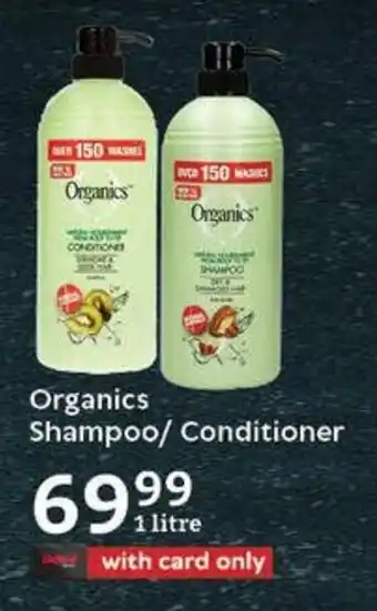 Oxford Freshmarket Organics Shampoo/ Conditioner offer