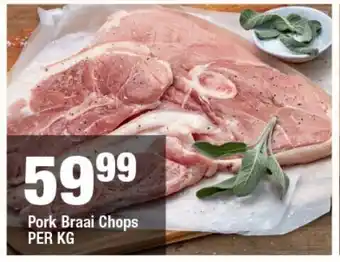 OK Foods Pork Braai Chops PER KG offer