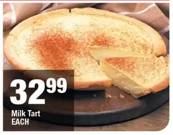 OK Foods Milk Tart EACH offer