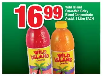 OK Foods Wild Island Smoothie Dairy Blend Concentrate Asstd. 1 Litre EACH offer