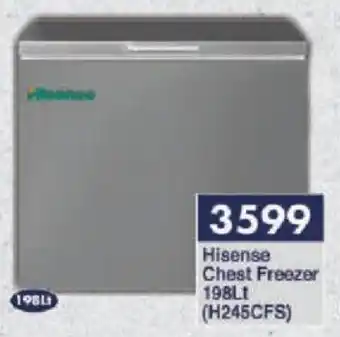 President Hyper Hisense Chest Freezer 198Lt offer