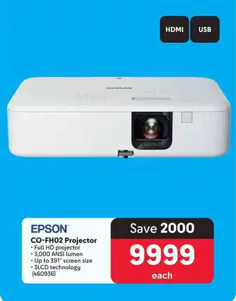 EPSON CO-FH02 Projector