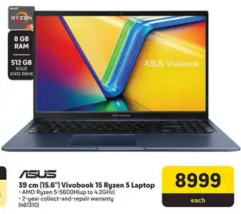 Makro ASUS 39 cm (15.6") Vivobook 15 Ryzen 5 Laptop offer