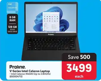 Makro Proline V-Series Intel Celeron Laptop offer