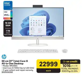 Makro HP 68 cm (27") Intel Core i5 All-in-One Desktop offer