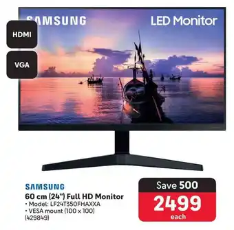 Makro SAMSUNG 60 cm (24") Full HD Monitor offer