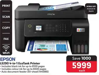 Makro EPSON L5290 4-in-1 EcoTank Printer offer