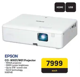 Makro EPSON CO-WX01/W01 Projector offer
