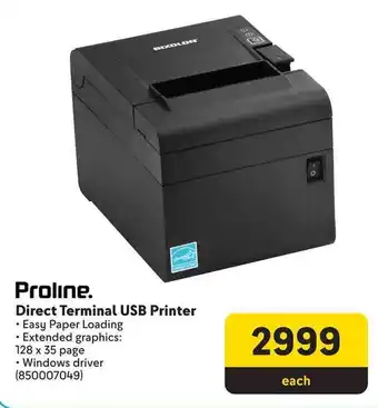 Makro Proline Direct Terminal USB Printer offer