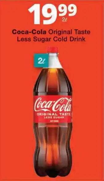 Checkers Coca-Cola Original Taste Less Sugar Cold Drink offer