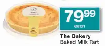 Checkers The Bakery Baked Milk Tart offer