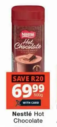 Checkers Nestlé Hot Chocolate offer