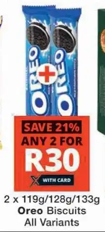 Checkers Oreo Biscuits All Variants offer