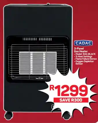 Pick n Pay Hypermarket CADAC 3-Panel Gas Heater offer