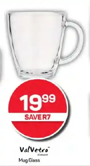 Pick n Pay Hypermarket Valvetro Mug Glass offer