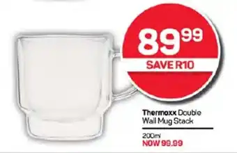 Pick n Pay Hypermarket Thermoxx Double Wall Mug Stack offer