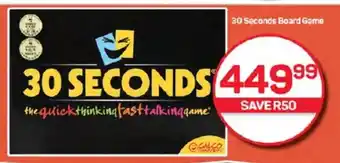 Pick n Pay Hypermarket 30 Seconds Board Game offer