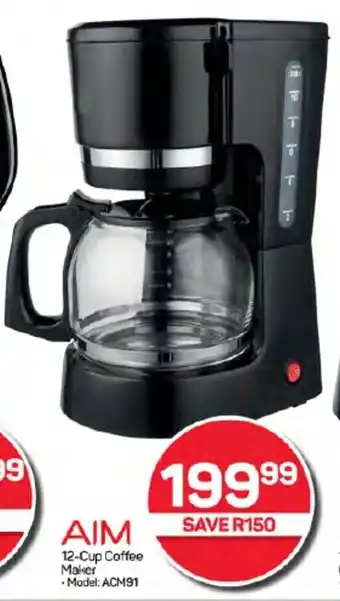 Pick n Pay Hypermarket AIM 12-Cup Coffee Maker offer