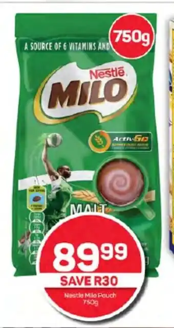 Pick n Pay Hypermarket Nestle Milo Pouch 750g offer