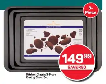 Kitchen Classic 3-Piece Baking Sheet Set