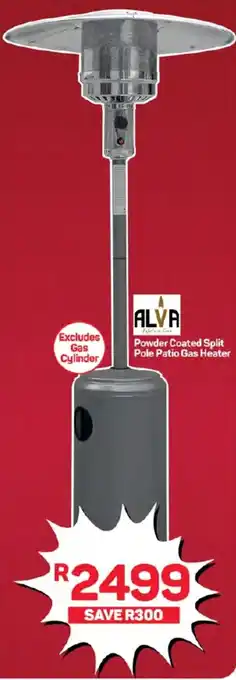 Pick n Pay Hypermarket Powder Coated Split Pole Patio Gas Heater offer