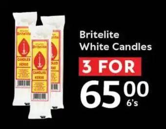 Britelite White Candles