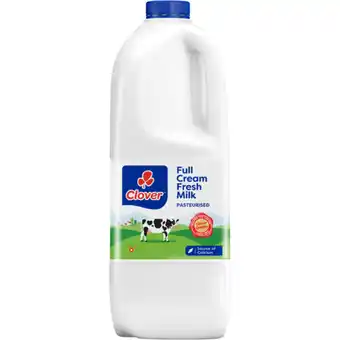 Checkers Liquor Shop Clover Fresh Full Cream Milk 2L offer