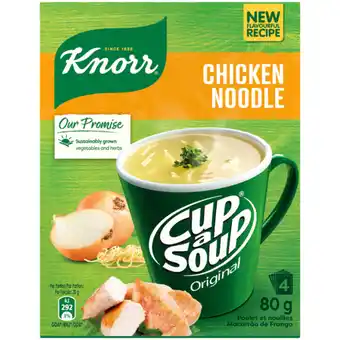Knorr Cup-a-Soup Chicken Noodle Instant Soup 4 x 20g