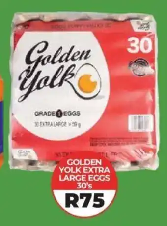 1UP GOLDEN YOLK EXTRA LARGE EGGS 30's offer