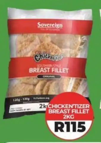 CHICKEN'TIZER BREAST FILLET 2KG