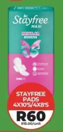 1UP STAYFREE PADS 4X10'S/4X8'S offer